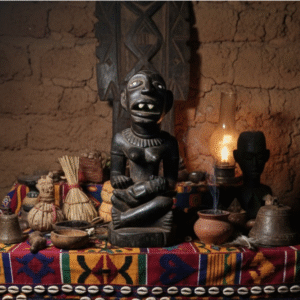 Rzeźba matki ludu Bakongo